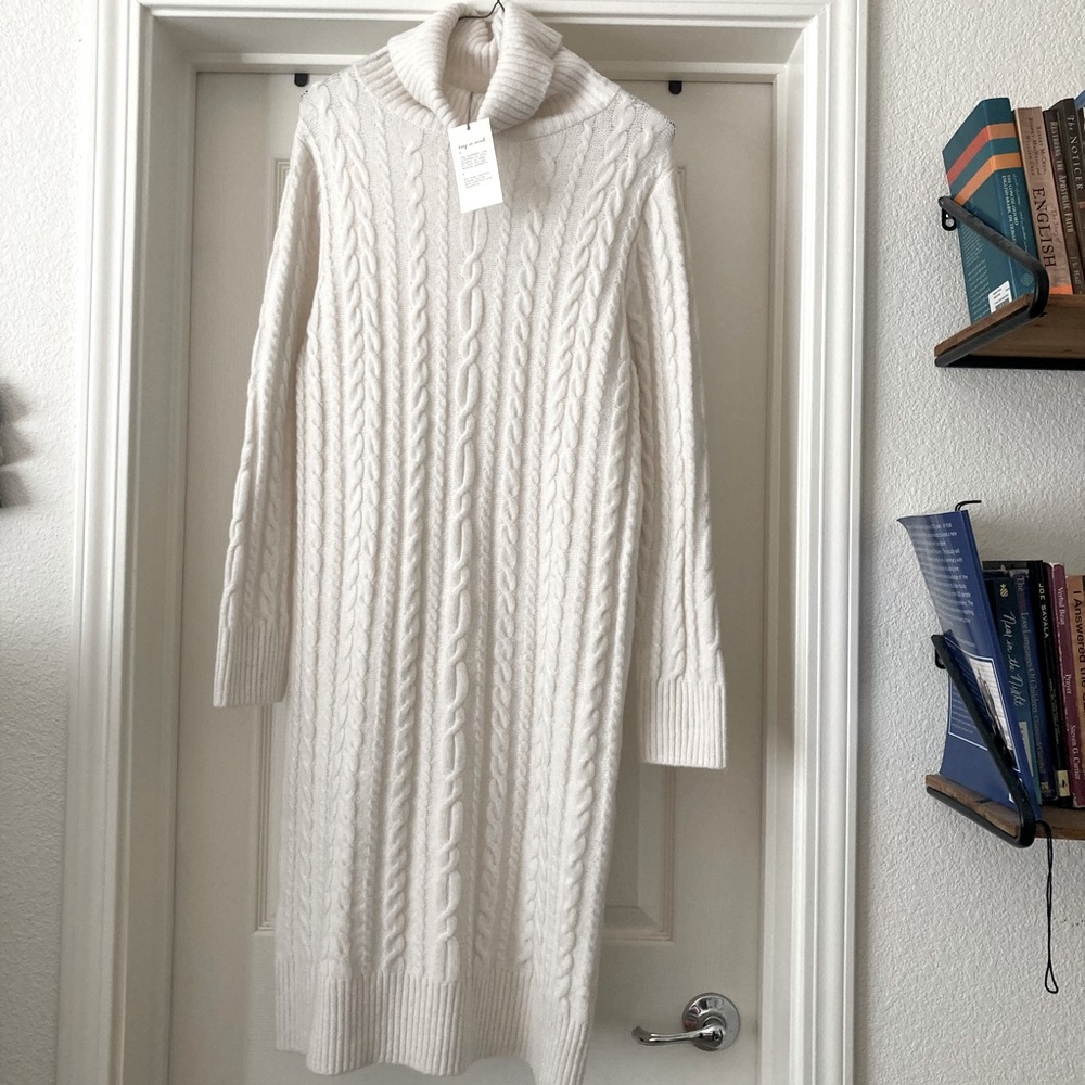 White Sweater Dress